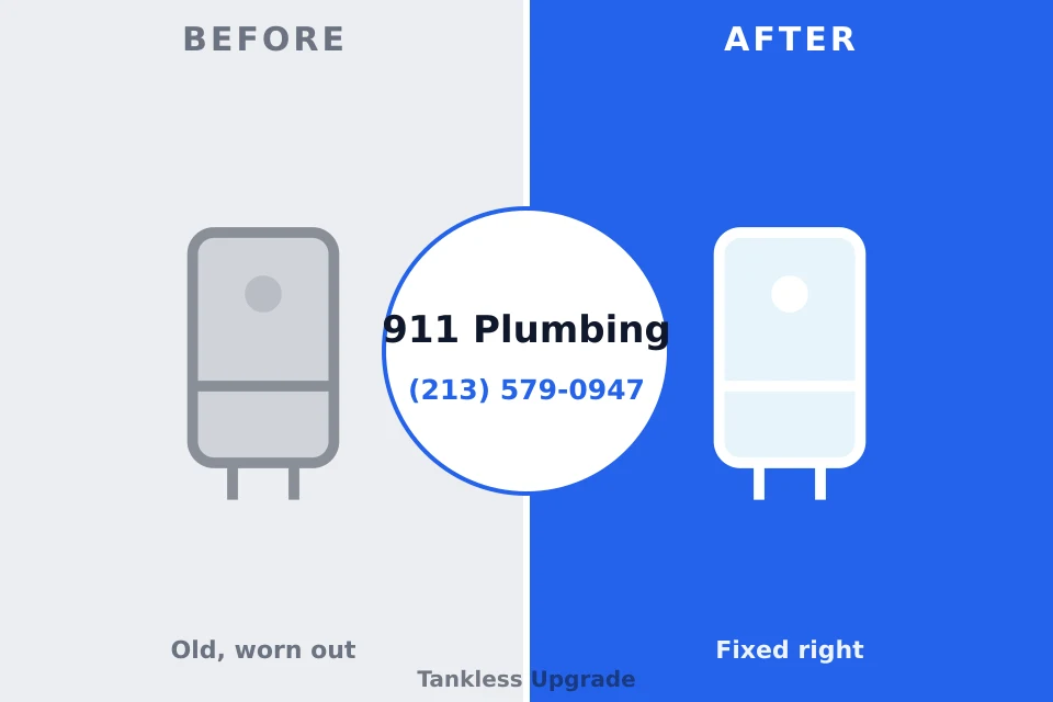 Before and after: plumbing repair Leisure Village West, NJ